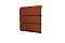Софит металлический центральная перфорация 0,5 Satin с пленкой RAL 8004 терракота