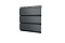 Софит металлический без перфорации 0,5 Satin с пленкой RAL 7024 мокрый асфальт