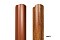 Штакетник М-образный А фигурный 0,45 Drap RR 32 темно-коричневый