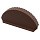 Заглушка торцевая R90 RAL8017 (Коричневый матовый (RAL8017))