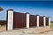 Колпак на столб 390х390мм 0,45 Drap с пленкой RAL 8004 терракота