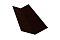 Планка ендовы верхней 145х145 0,45 PE с пленкой RR 32 темно-коричневый