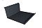 Планка примыкания нижняя 20х122х260х15 0,5 Satin с пленкой RAL 7024 мокрый асфальт