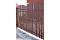 Штакетник П-образный А 0,5 Velur20 RAL 8017 шоколад