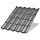 Металлочерепица МЕТАЛЛ ПРОФИЛЬ Трамонтана-ML NormanMP (ПЭ-01-7004-0.5)