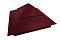 Колпак на столб двойной 390х390мм 0,5 Satin с пленкой RAL 3005