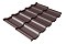 Профиль волновой модульная квинта Uno Grand Line c 3D резом 0,45 PE RAL 3005 красное вино