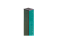 Столб 62х55х1,4х1500 RAL 6005 2 отверстия (1,03)