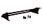 Снегозадержатель трубчатый для фальцевой кровли Optima RR 32 1м